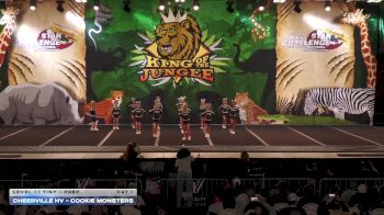 CheerVille HV - Cookie Monsters [2025 L1.1 Tiny - PREP Day 1] 2025 ASC King of the Jungle Nashville Showdown