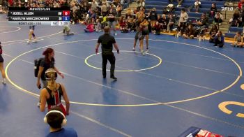 126 lbs 3rd Place Match - Jezell Allen, Niagara Wheatfield vs Kaitlyn Mieczkowski, Sweet Home