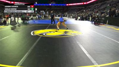 105 lbs Round Of 32 - Leanna Luchico, Laguna Creek (SJ) vs Jaelle Cortez, Gilroy (CC)