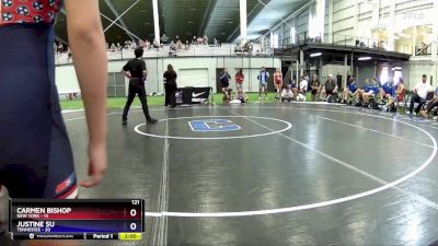 121 lbs Placement Matches (8 Team) - Carmen Bishop, New York vs Justine Su, Tennessee