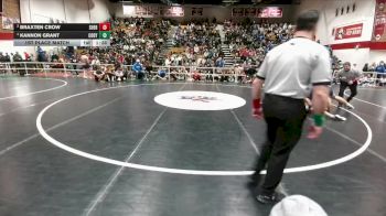 190 lbs 1st Place Match - Kannon Grant, Cody vs Braxten Crow, Sheridan