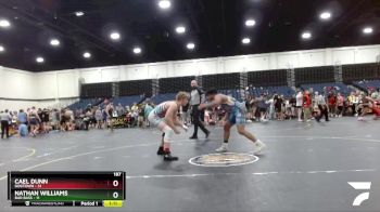 187 lbs Round 1 (4 Team) - Cael Dunn, Dogtown vs Nathan Williams, Bad Bass
