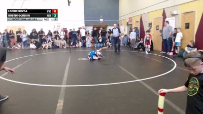 63 lbs Champ. Rd Of 32 - Rustin Gordon, Preston Warriors Wrestling vs Leoric Rozsa, Warhawk Wrestling Club