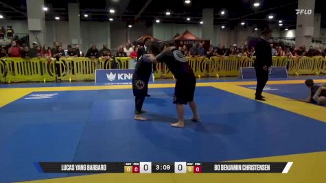 Bo Benjamin Christensen vs Lucas Yang Barbaro 2025 American National IBJJF Jiu-Jitsu Open Championship