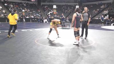 140 lbs Consolation - Ivana Cuellar, Downey (SS) vs Gianna Lopez, Peninsula (SS)