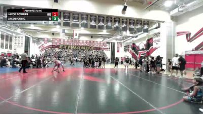 135-150 lbs Round 3 - Jayce Powers, Mantanona Training Center vs Jacob Cosic, Peterson Grapplers