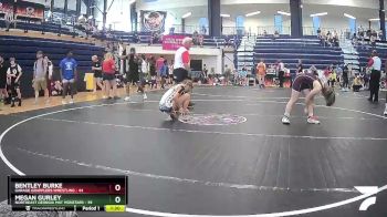 100 lbs Round 2 - Bentley Burke, Garage Grapplers Wrestling vs Megan Gurley, Northeast Georgia Mat Monstars