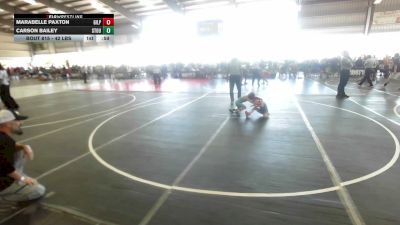 42 lbs Rr Rnd 2 - Marabelle Paxton, Gilpin vs Carson Bailey, Stout Wrestling Academy
