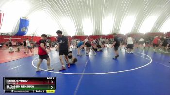 100 lbs Round 1 (6 Team) - Nadiia Shymkiv, Team Pink vs Elizabeth Renshaw, Team Red