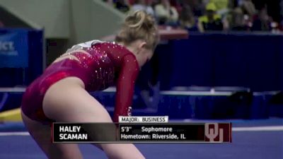 OU, Haley Scaman, 9.95 FX - 2nd place EF