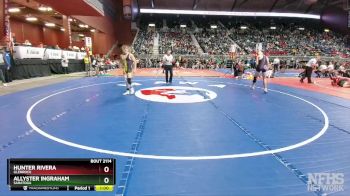 2A-138 lbs Cons. Round 1 - Hunter Rivera, Glenrock vs Allyster Ingraham, Saratoga