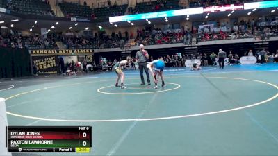 112 lbs Champ. Round 1 - Paxton Lawhorne, Delta vs Dylan Jones, Kotzebue High School