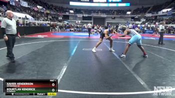 7A 190 lbs Cons. Round 2 - Kourtlan Kendrick, Florence vs Xavier Henderson, Enterprise HS