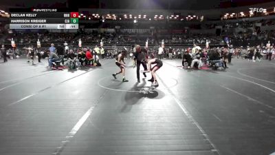 85 lbs Consi Of 8 #1 - Declan Kelly, Rhino Wrestling vs Harrison Kreiger, Cja