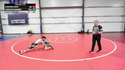 120 lbs Rr Rnd 1 - Lashawn Haley, Division-1 Potentially Dangerous vs Christian Ramirez, Shore Thing Surf