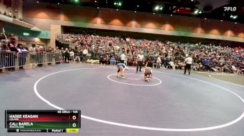 105 lbs Cons. Round 4 - Cali Barela, Wheatland vs Hadee Keagan, Culver