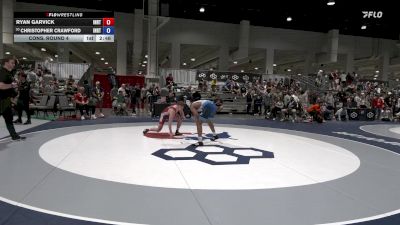 74 lbs Cons. Round 4 - Ryan Garvick, Indiana RTC vs Christopher Crawford, Indiana RTC