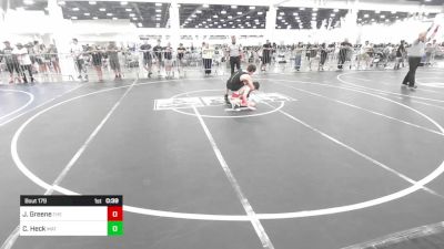 113 lbs 3rd Place - Jj Greene, The Empire vs Corey Heck, Mat Monsters