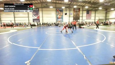 160 lbs Consi Of 32 #2 - Kody Sigmon, AL vs Talan Acain, CA