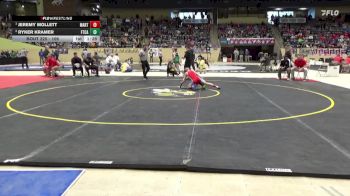 106 lbs Champ. Round 2 - Jeremy Mollett, Martin County High School vs Ryker Kramer, Fort Campbell