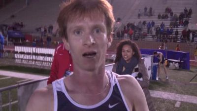 Yale's Kevin Dooney after winning the 5k