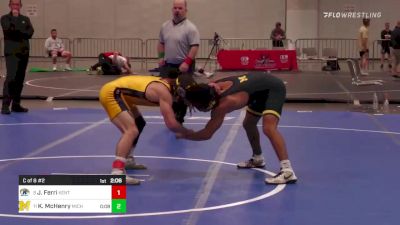 125 lbs C Of 8 #2 - Jake Ferri, Kent State vs Kurt McHenry, Michigan