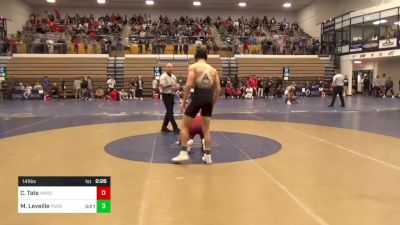 141 lbs Round Of 64 - Carter Tate, Unrostered-Spartan Combat RTC vs Michael Leveille, Purdue
