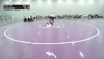 52 lbs Rr Rnd 2 - Wyatt Gant, Triumph Blue - EL vs Dash Swecker, Revolution Elite - EL