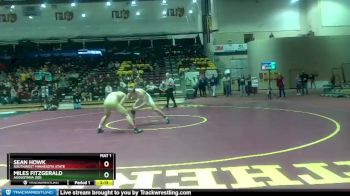 157 lbs 5th Place Match - Miles Fitzgerald, Augustana (SD) vs Sean Howk, Southwest Minnesota State