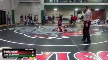 132 lbs Cons. Round 3 - Daniel Barnett, St. John Paul The Great vs Josh Taliaferro, Bishop O`Connell