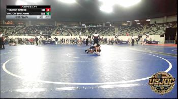 55 lbs 2nd Place - Trenten Harris, Commandos Wrestling Academy vs Dalton Spexarth, Brawlers