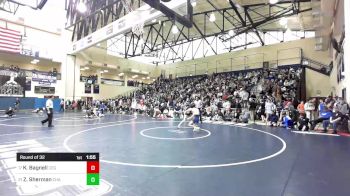 114 lbs Round Of 32 - Kevin Bagnell, Conwell Egan vs Zachary Sherman, Chambersburg