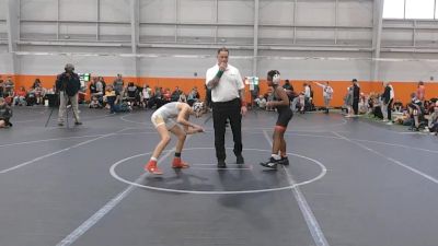 88 lbs Round 2 - Landon Atwell, The HoneyBadger WC vs Uriah Madison, Burnett Trained