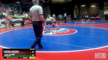 5A-144 lbs Quarterfinal - Hayden Santora, Woodland, Cartersville vs Alex Salser, Greenbrier