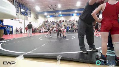 73 lbs Consolation - Brantley Wisdom, Caney Valley Wrestling vs Cain Howeth, Barnsdall Youth Wrestling