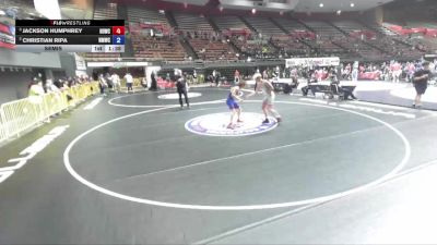 132 lbs Semis - Jackson Humphrey, High Desert Wrestling Club vs Christian Ripa, No Mercy Wrestling Club