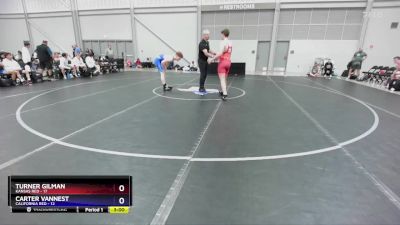 190 lbs 2nd Wrestleback (16 Team) - Turner Gilman, Kansas Red vs Carter Vannest, California Red