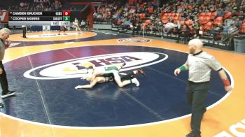 1A 132 lbs Cons. Round 1 - Cooper Morris, Coal City vs Camden Brucker, Gibson City (G.C.-Melvin-Sibley)