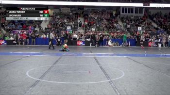 90 lbs Semifinal - Luci Miles, Paola vs Lanea Turner, Oakley Wrestling Club
