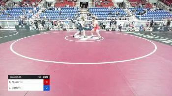 220 lbs Cons 32 #1 - Alexander Nunez, Missouri vs Ethan Birth, Maryland