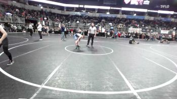 92 lbs Consi Of 8 #1 - Easton Pridmore, Gulf Coast WC vs Blake Young, Wentzville Wrestling Federation