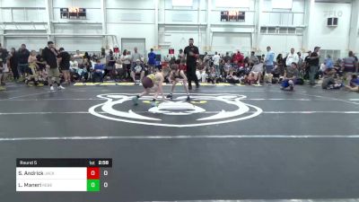 75 lbs Round 5 - Slade Andrick, Jacket Wrestling Club vs Lucas Maneri, Rebelliousness