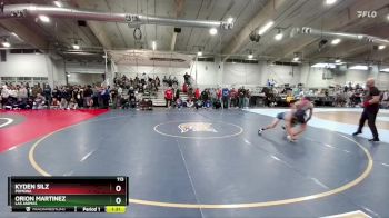 113 lbs Champ. Round 2 - Kyden Silz, Pomona vs Orion Martinez, Las Animas