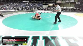 225 lbs Cons. Round 3 - Carlisle Holman, Port Angeles Wrestling Club vs Gabriel Valencia, Toppenish USA Wrestling Club