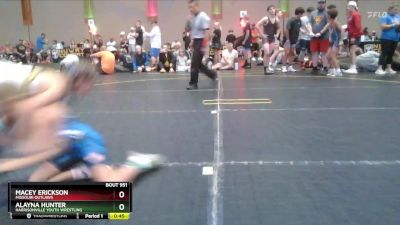 65 lbs Round 4 - Macey Erickson, Missouri Outlaws vs Alayna Hunter, Harrisonville Youth Wrestling