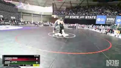 1A 285 lbs Champ. Round 1 - Angel Leyva, Wapato vs Carsen Pero, Eatonville