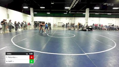 215 lbs Consi Of 16 #1 - Tyler Palumbo, NJ vs Asa Goff, CA