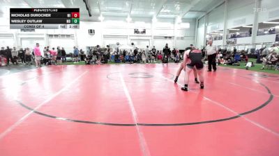 O-190 lbs Consi Of 4 - Nicholas Durocher, MI vs Wesley Outlaw, MD