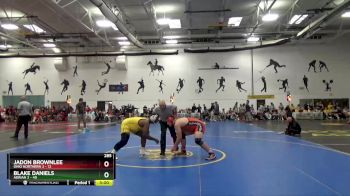 285 lbs Round 4 (10 Team) - Jadon Brownlee, Ohio Northern 2 vs Blake Daniels, Adrian 2