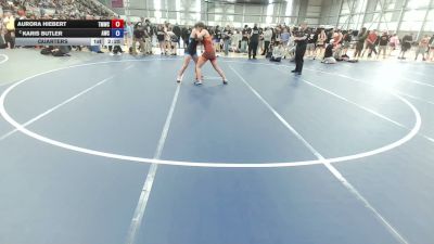 135 lbs Quarters - Aurora Hiebert, Thunder Mountain Wrestling Club vs Karis Butler, ACH Wrestling Club